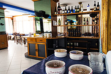Il buffet della prima colazione dell'Hotel Villa Etrusca a Marina di Campo